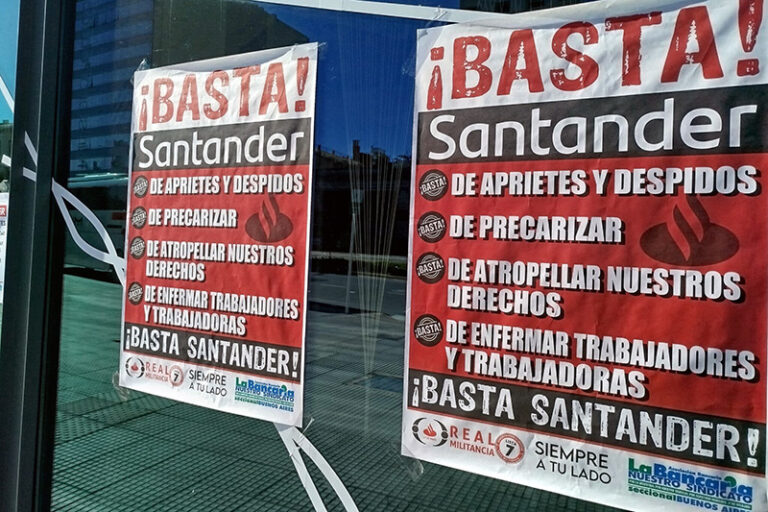 Despidos en Banco Santander
