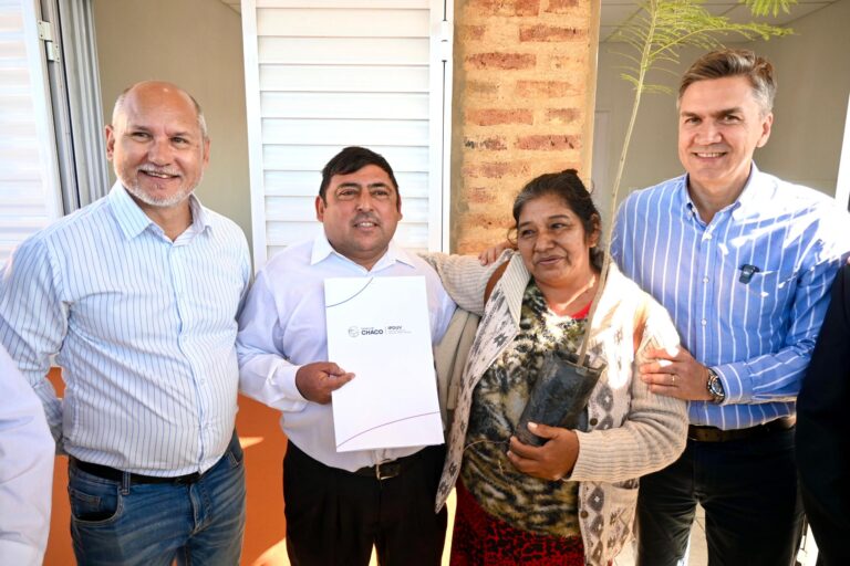 PLAN PROVINCIAL 200 VIVIENDAS ÑACHEC: FAMILIAS DE EL ESPINILLO YA TIENEN SU CASA PROPIA