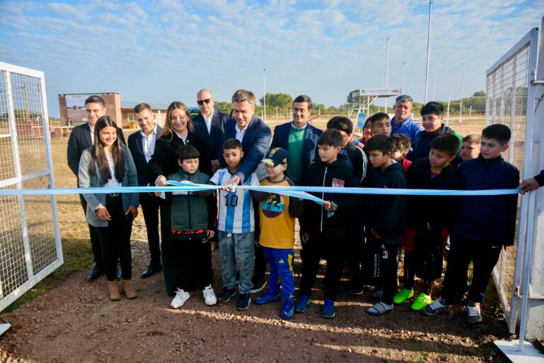 CON INAUGURACIÓN DE MÚLTIPLES OBRAS: ZDERO Y PANZARDI CELEBRARON UN NUEVO ANIVERSARIO DE LAGUNA BLANCA