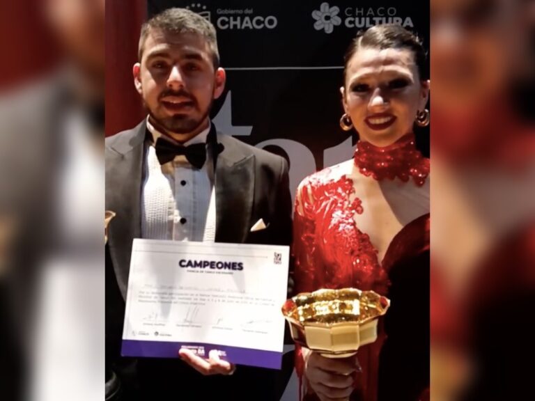 Los saenzpeñenses María Bernacki y Nahuel Mansilla