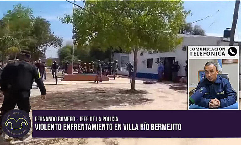 Disturbios en Villa Río Bermejito