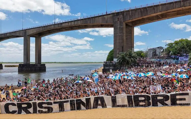 Cristina Kirchner participó del Encuentro de Mujeres con un audio