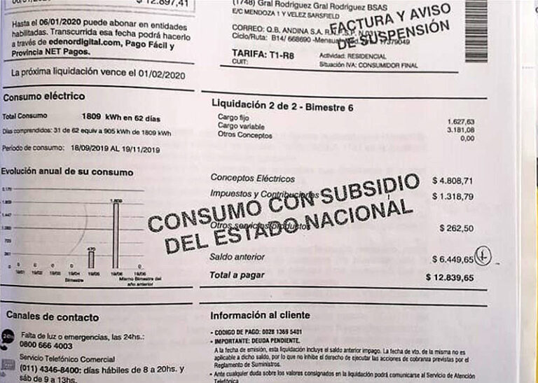 Tarifas de luz y gas: el Gobierno lanza una fuerte quita de subsidios desde enero