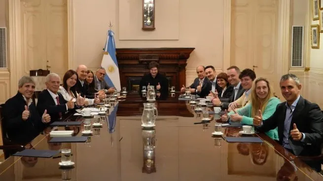 Javier Milei reunió a su Gabinete en Casa Rosada