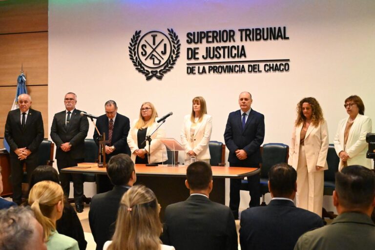 Legisladores acompañaron la asunción de las nuevas autoridades del Superior Tribunal de Justicia