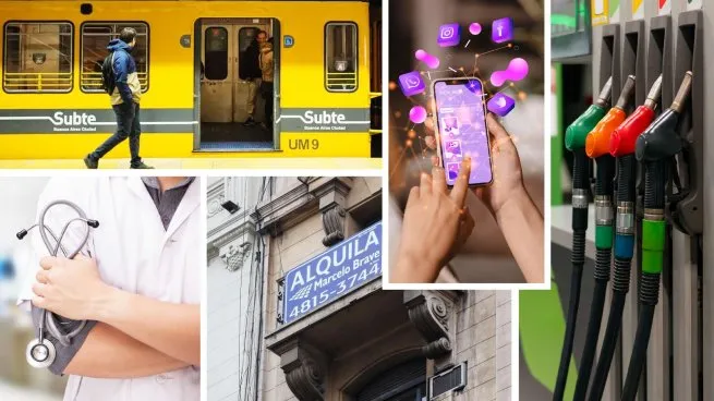 Desde transporte y la VTV hasta alquileres y prepagas