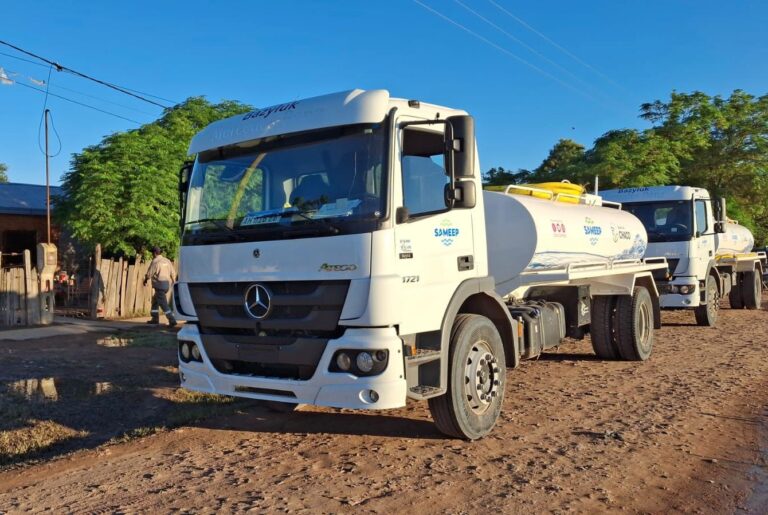 SAMEEP CONTINÚA CON LA ASISTENCIA DE AGUA POTABLE