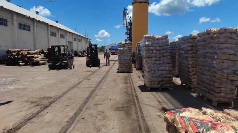 EL PUERTO DE BARRANQUERAS CONCRETÓ UNA NUEVA EXPORTACIÓN DE CARBÓN VEGETAL A BRASIL