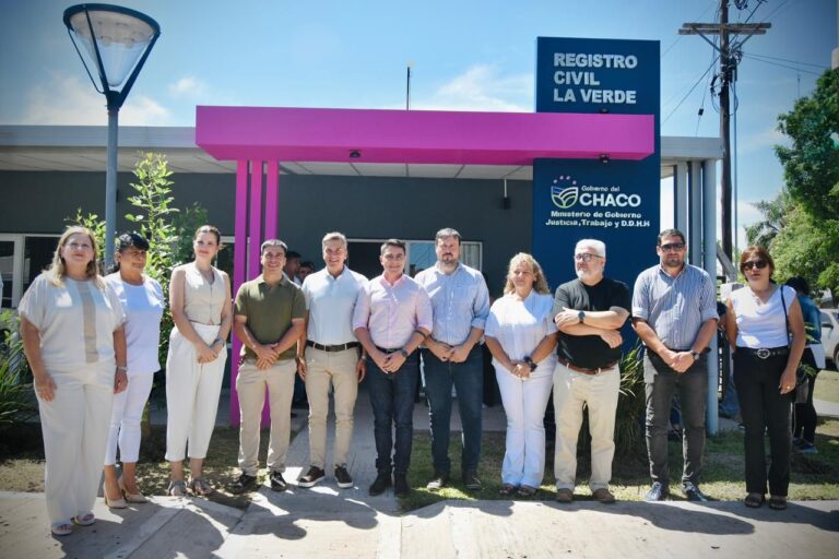NUEVA INAUGURACIÓN EN LA VERDE: EL GOBERNADOR HABILITÓ “A NUEVO” EL EDIFICIO DEL REGISTRO CIVIL