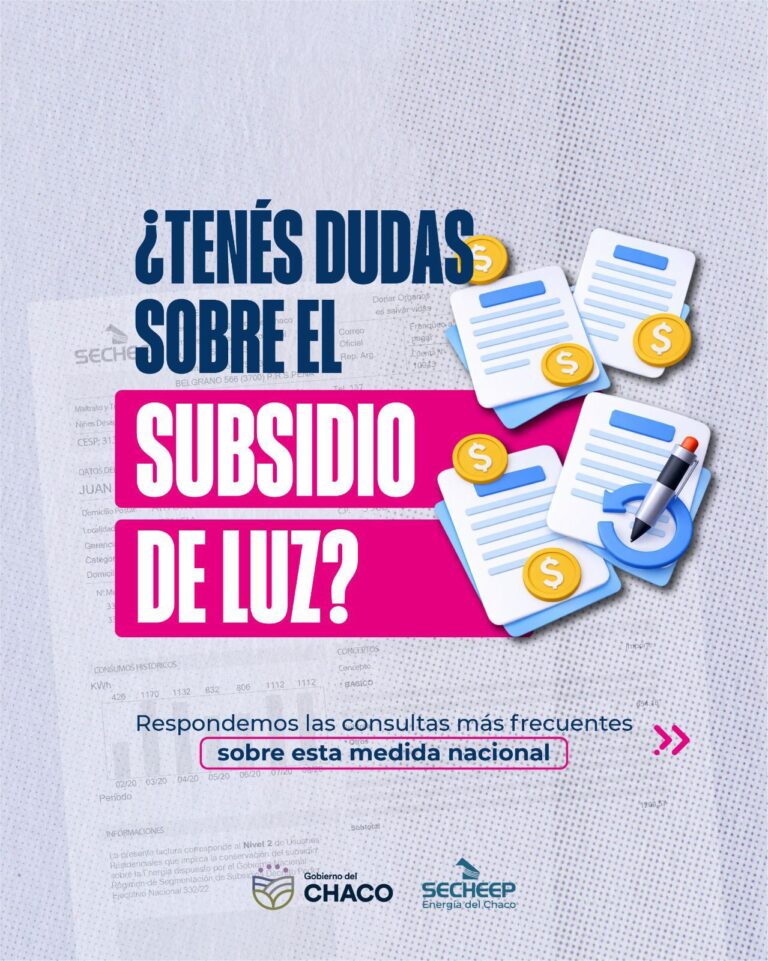 SECHEEP BRINDA MÁS INFORMACIÓN SOBRE EL SUBSIDIO NACIONAL A LA ENERGÍA