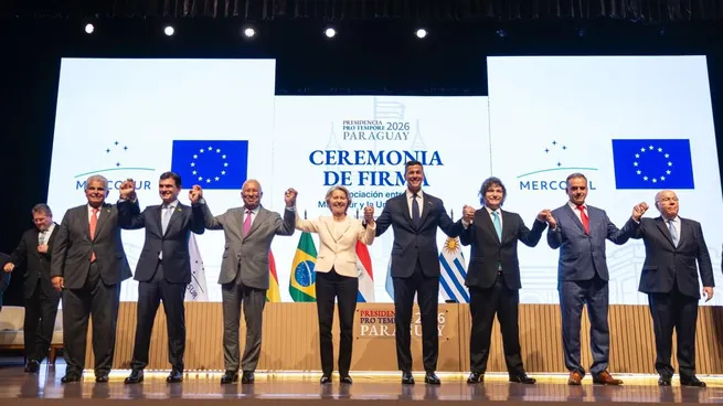 El Mercosur y la Unión Europea firmaron el histórico acuerdo comercial tras 25 años de negociaciones