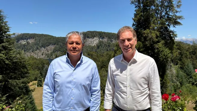 Rolando Figueroa recibió a Diego Santilli en Neuquén