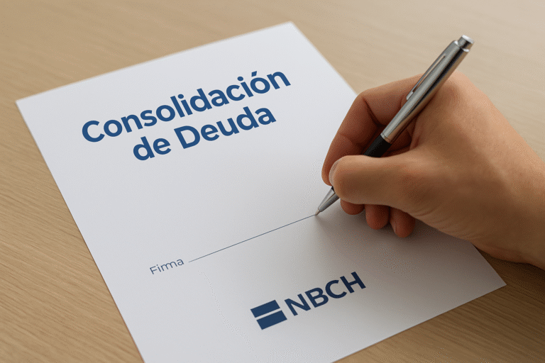 La consolidación de deudas de NBCH continuará vigente durante 2026 de manera presencial