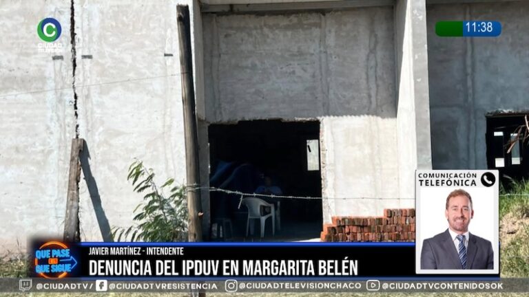 El intendente Martínez cuestionó la denuncia del IPDUV