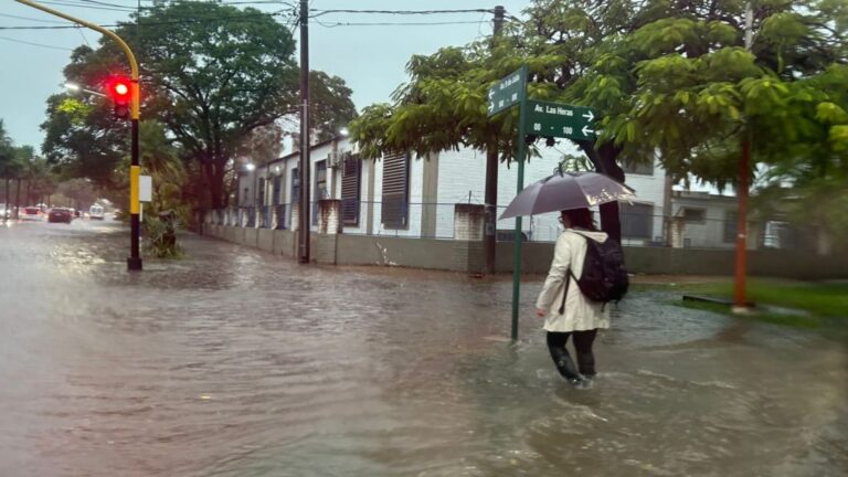Viernes de lluvias intensas en el sudeste del Chaco