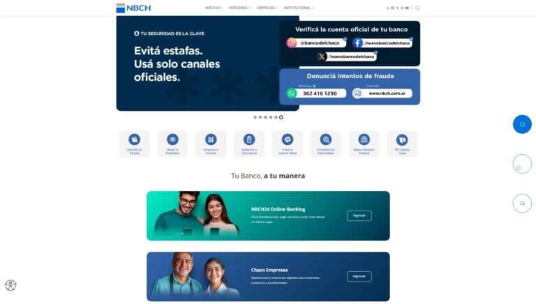 NBCH renueva su sitio web y fortalece su estrategia digital