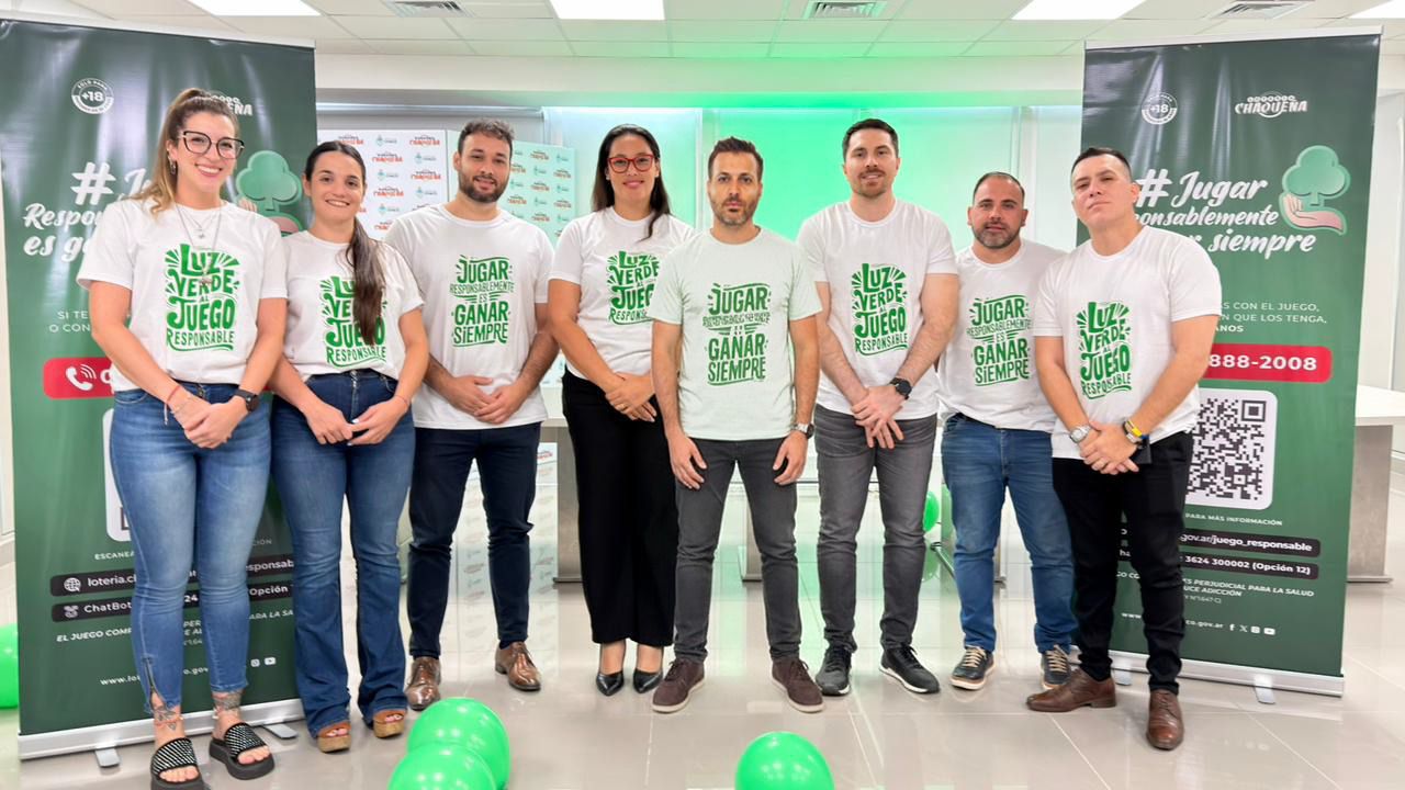 LOTERÍA CHAQUEÑA IMPULSA ACCIONES POR EL DÍA INTERNACIONAL DEL JUEGO RESPONSABLE