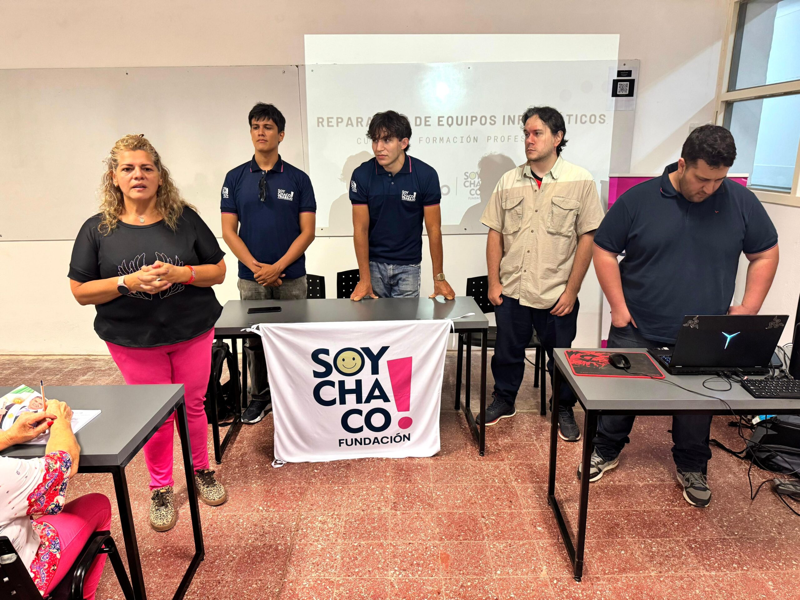 COMENZÓ EL CURSO DE REPARACIÓN DE EQUIPOS INFORMÁTICOS DEL PROGRAMA “SOY CHACO TRABAJO”