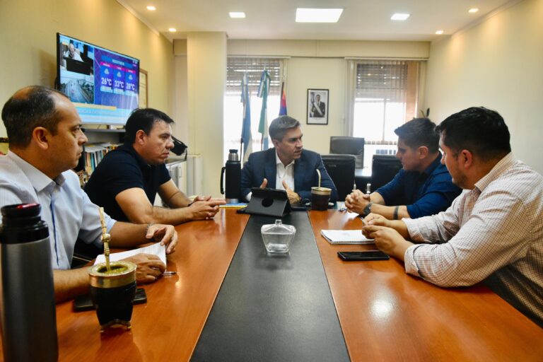 CASA DE GOBIERNO: ZDERO RECIBIÓ AL INTENDENTE DE MIRAFLORES, RAFAEL FRÍAS