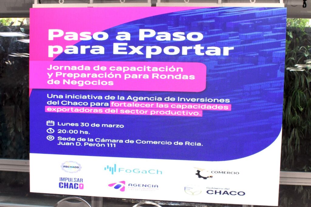 JORNADA DE CAPACITACIÓN GRATUITA SOBRE EXPORTACIONES Y RONDAS DE NEGOCIOS