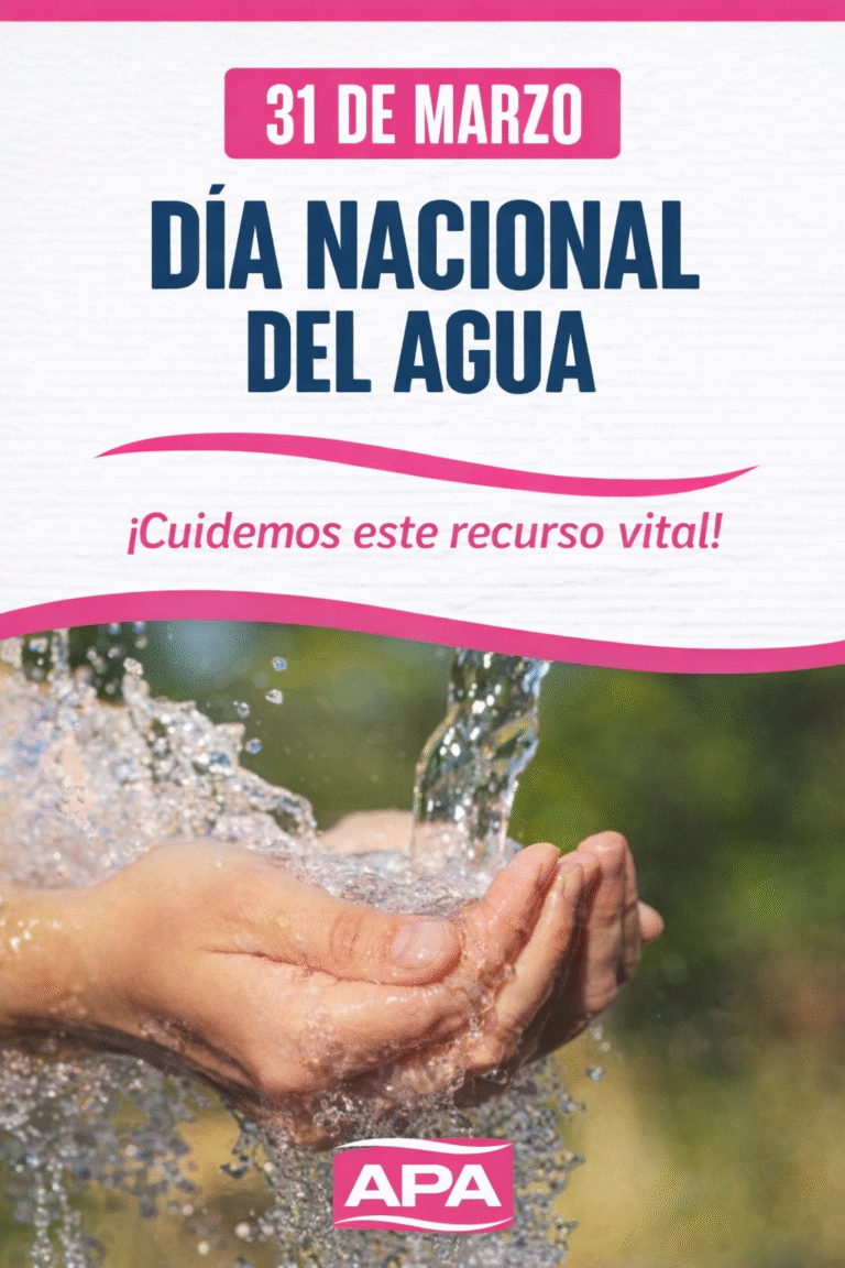 31 DE MARZO: DÍA NACIONAL DEL AGUA