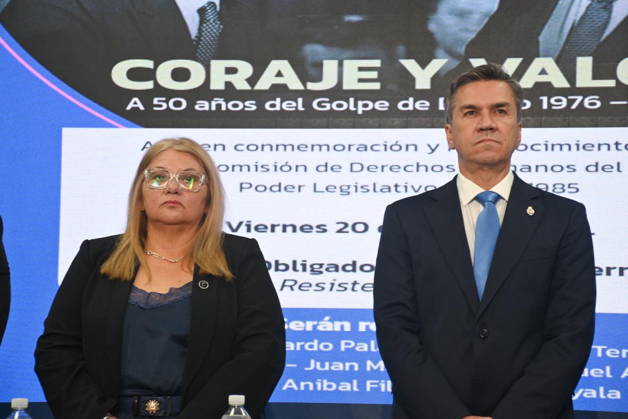 A 50 años del golpe de Estado, se rindió homenaje a la primer Comisión de DDHH del Poder Legislativo