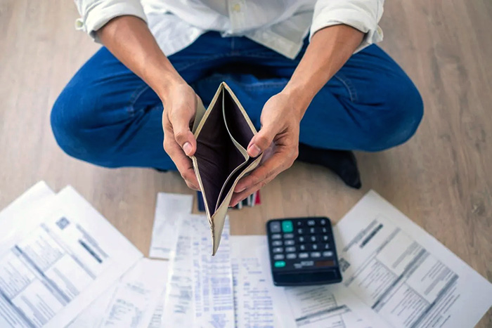 Morosidad récord en familias