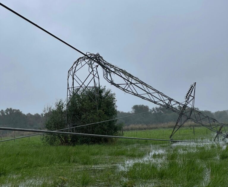 SECHEEP INTENSIFICA TRABAJOS PARA RESTABLECER EL SERVICIO ELÉCTRICO, TRAS UN TORNADO EN COLONIA POPULAR Y LAGUNA BLANCA