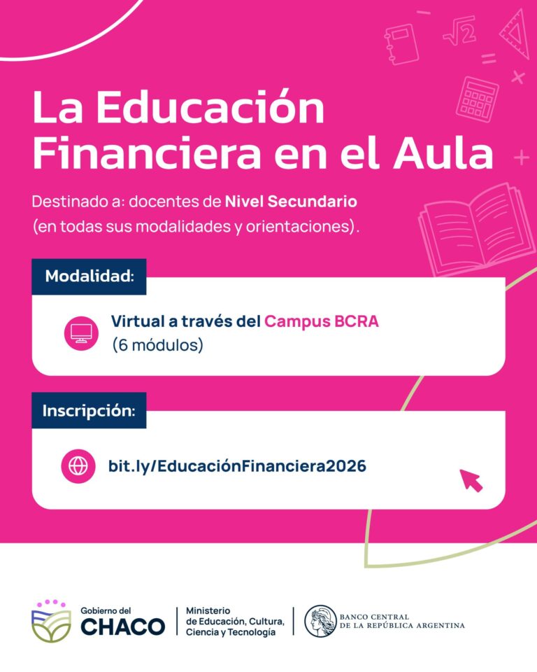 EDUCACIÓN LANZÓ LA CAPACITACIÓN GRATUITA