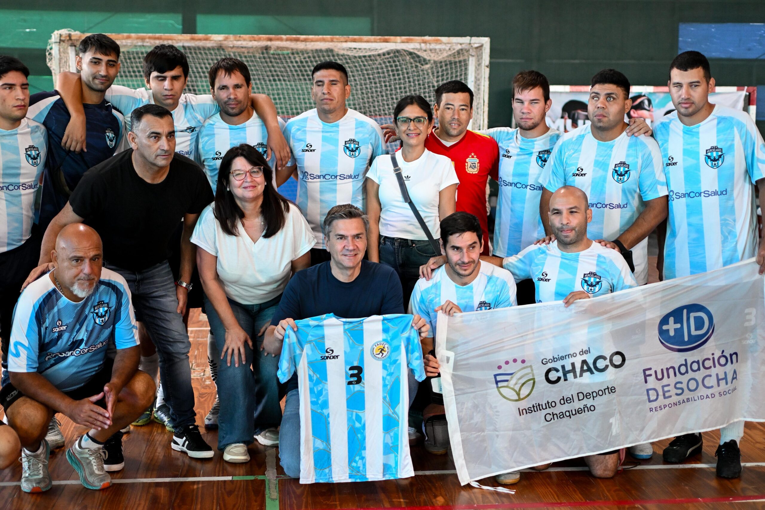 EL GOBERNADOR ZDERO ACOMPAÑÓ A LOS MURCIÉLAGOS Y FORTALECIÓ EL IMPULSO AL DEPORTE INCLUSIVO