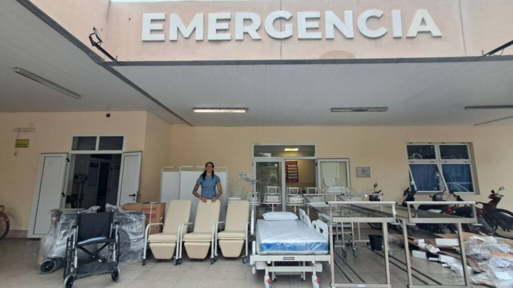 RENOVACIÓN HISTÓRICA: EL HOSPITAL DE COLONIA ELISA RECIBIÓ NUEVOS INSUMOS Y EQUIPAMIENTOS
