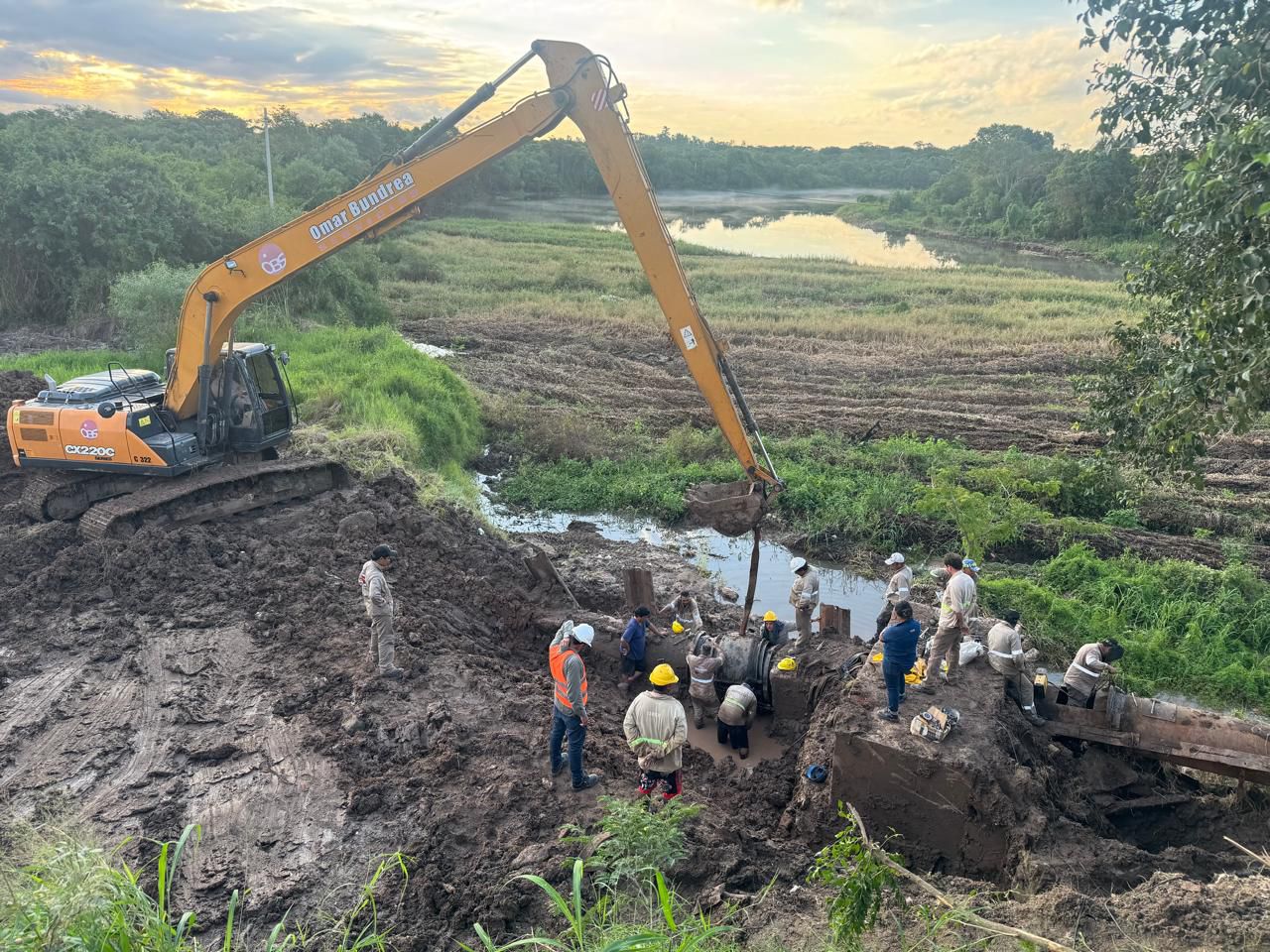POR LA MAGNITUD DE LA OBRA: LOS TRABAJOS EN EL ACUEDUCTO SE EXTENDERÁN HASTA ESTE SÁBADO