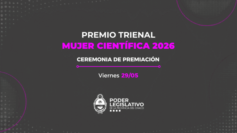 La Legislatura entrega este viernes el Premio Trienal “Mujer Científica 2026”