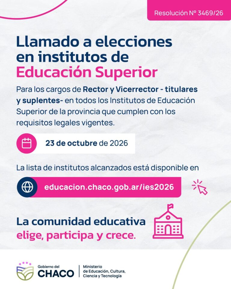 EL MINISTERIO DE EDUCACIÓN CONVOCÓ A ELECCIONES DE RECTORES