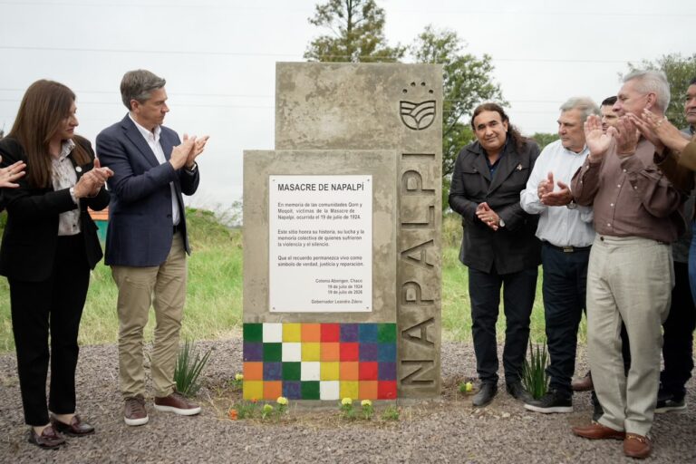 102° ANIVERSARIO DE LA MASACRE DE NAPALPÍ: EL GOBIERNO PROVINCIAL INAUGURÓ UN TÓTEM CONMEMORATIVO Y RATIFICÓ EL COMPROMISO CON LA REPARACIÓN HISTÓRICA