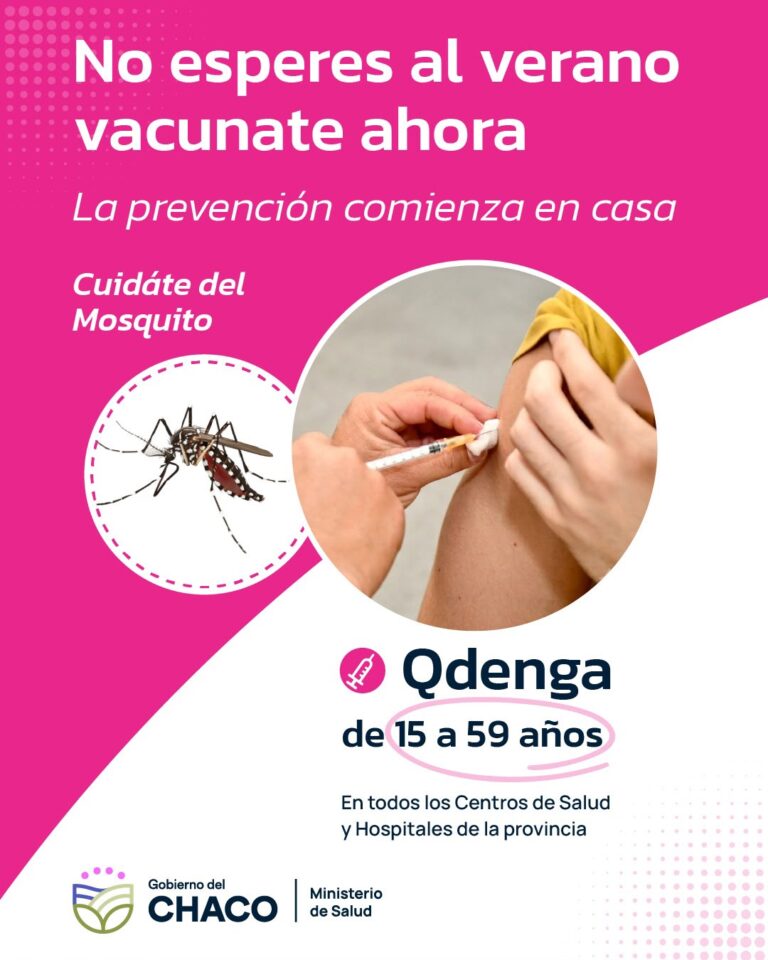 NO ESPERES AL VERANO, VACUNATE AHORA