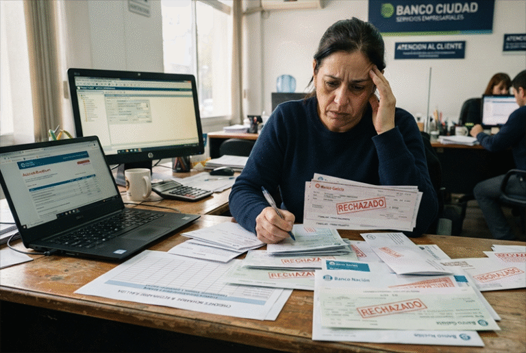 Aumentan un 6,6% los cheques rechazados y muestran la falta de recuperación del crédito