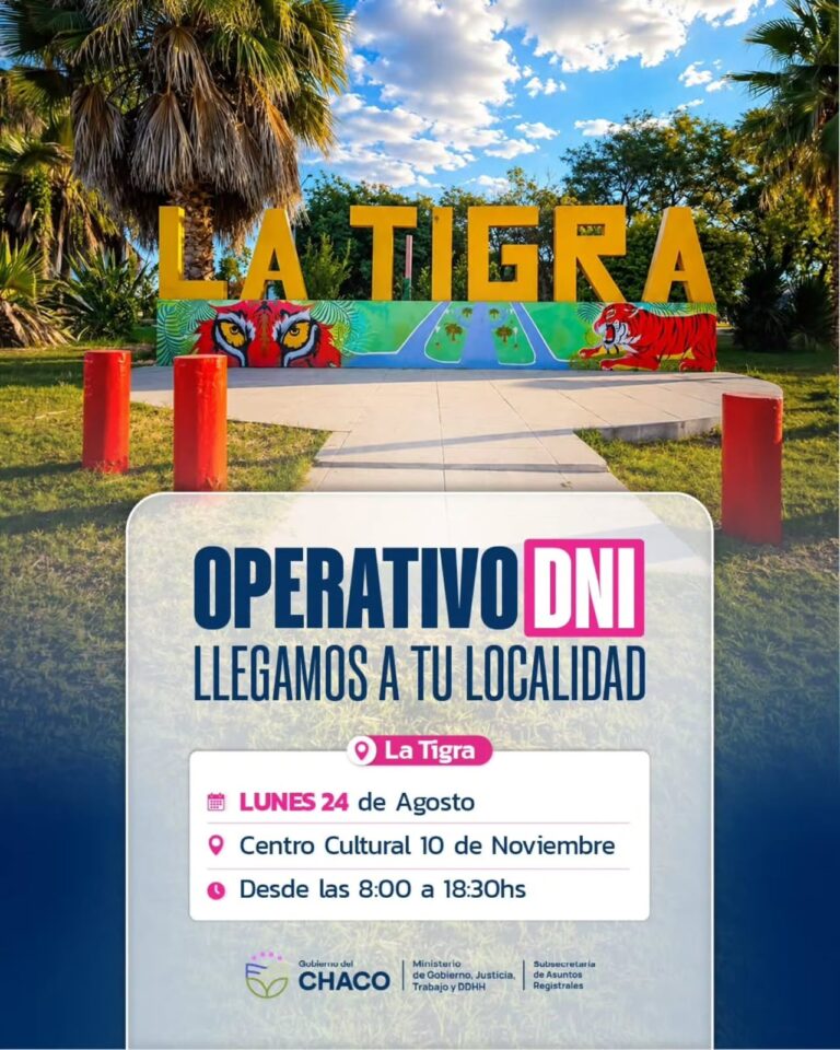 EL OPERATIVO DNI RECORRE EL CHACO Y ACERCA TRÁMITES A CADA LOCALIDAD