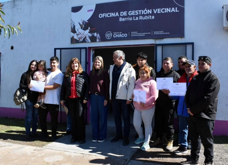 SIN INTERMEDIARIOS: EL GOBIERNO PROVINCIAL ENTREGÓ MÁS CERTIFICADOS RUB EN LA RUBITA