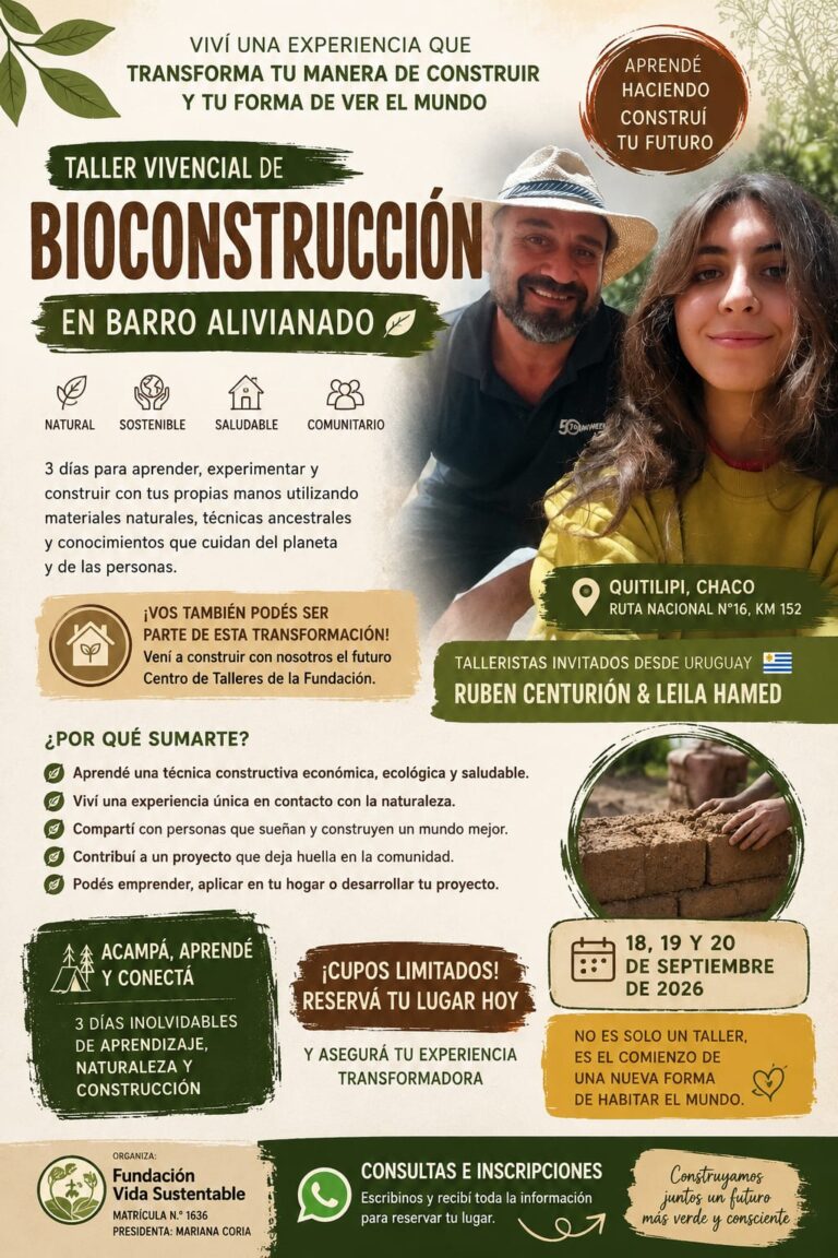 CONSTRUYE CON LA TIERRA, CREA CON EL ALMA