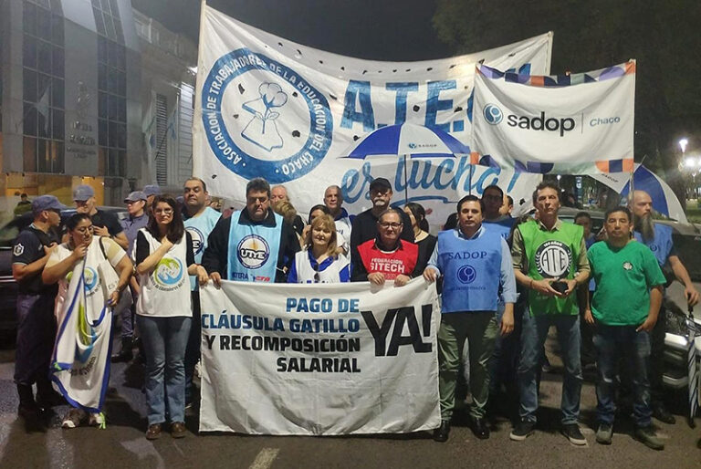El arco gremial docente chaqueño convoca a una jornada de protesta en toda la provincia