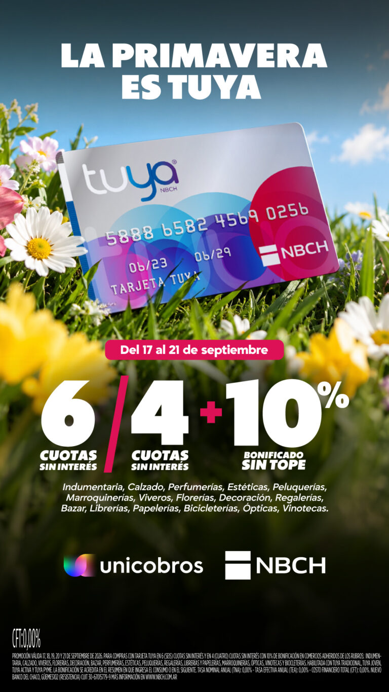 Tarjeta Tuya: cuotas y reintegro para renovarse en primavera