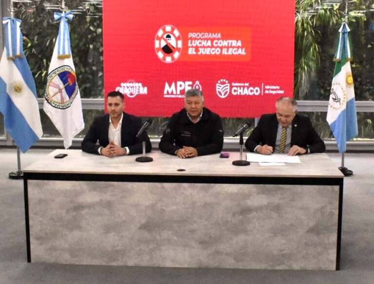 LOTERÍA CHAQUEÑA, SEGURIDAD Y EL MINISTERIO PÚBLICO FISCAL FORTALECEN LA LUCHA CONTRA EL JUEGO ILEGAL