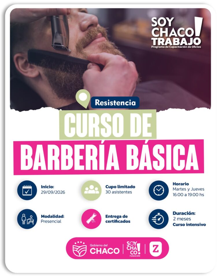 19 CLASES PARA APRENDER UN OFICIO: ABREN LAS INSCRIPCIONES A BARBERÍA BÁSICA