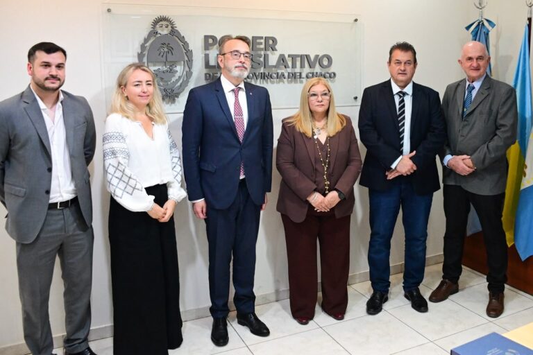 Diplomacia parlamentaria: Delgado y el Embajador de Ucrania en Argentina impulsan nuevos vínculos de cooperación