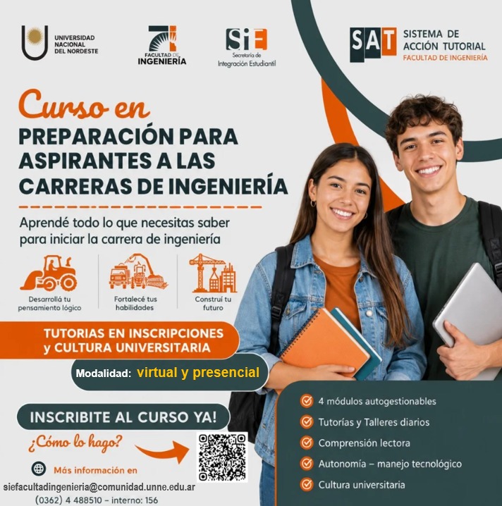 La Facultad de Ingeniería de la UNNE inicia el curso de preparación para aspirantes a sus carreras