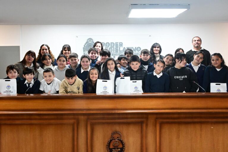 “Poder Legislativo y la Escuela”: Alumnos de la EES Nº 319 visitaron el Recinto de Sesiones