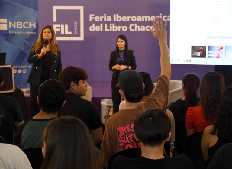 Jóvenes chaqueños participaron de los talleres de Educación Financiera de NBCH en la FIL 2026