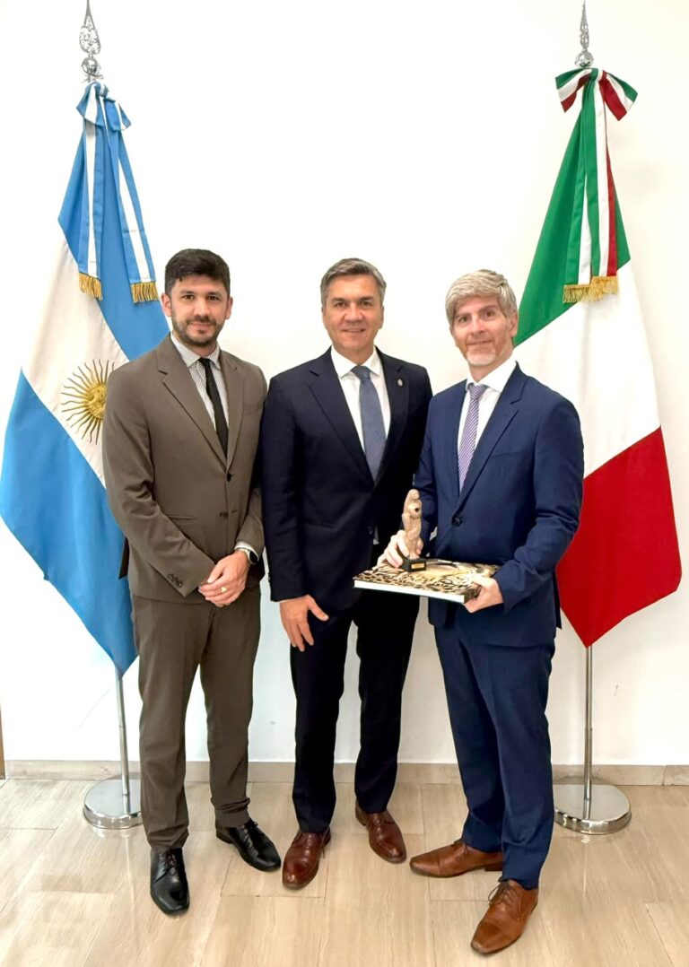 CHACO AGRADECIÓ AL CÓNSUL ARGENTINO EN MILÁN POR SU ACOMPAÑAMIENTO EN LA MISIÓN COMERCIAL