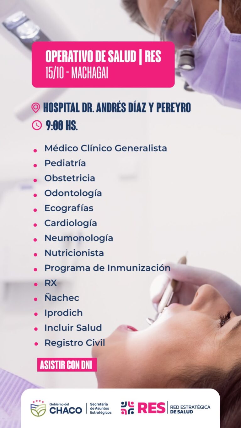 EL OPERATIVO RES LLEGARÁ ESTE JUEVES A MACHAGAI CON MÚLTIPLES ATENCIONES